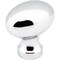 Jeffrey Alexander 1-3/16" Overall Length Polished Chrome Football Bordeaux Cabinet Knob 3990-PC - alternate 1